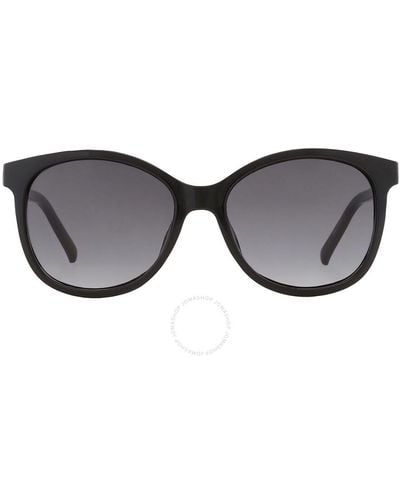 Guess Factory Smoke Gradient Cat Eye Sunglasses Gf0394 01b 56 - Multicolor