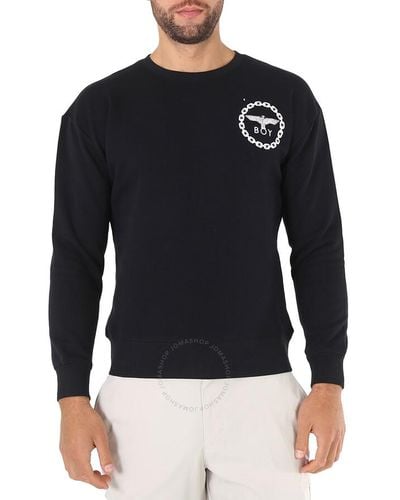 BOY London Black Eagle Backprint Logo Sweatshirt