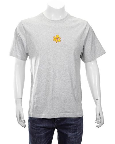 Pam Short Sleeve Daisy T-shirt - Gray