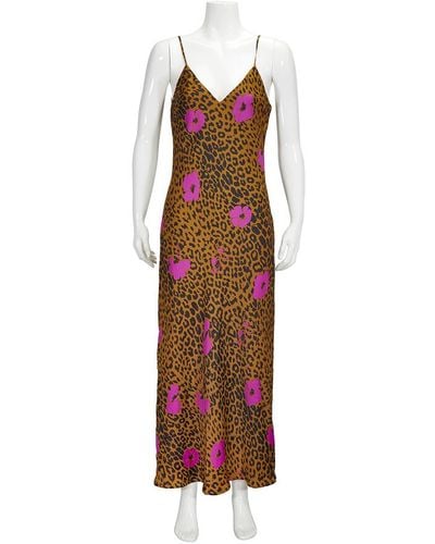 Essentiel Antwerp Essentiel Shelly Leopard Print Dress - Red
