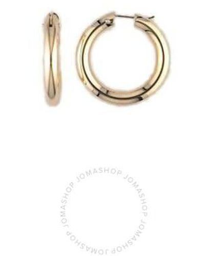 Roberto Coin 18k Yellow Gold Round Hoop Earrings - Metallic