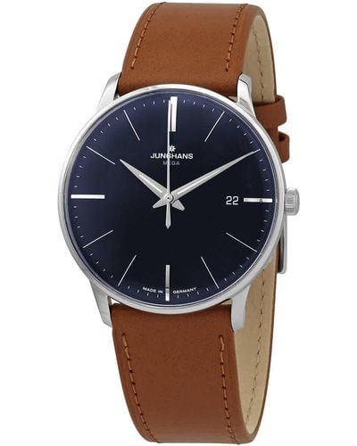 Junghans Meister Mega Radio-controlled Movement Blue Dial Watch