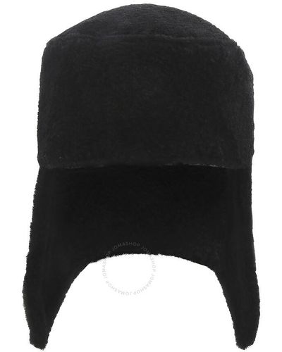Burberry Shearling Trapper Hat - Black