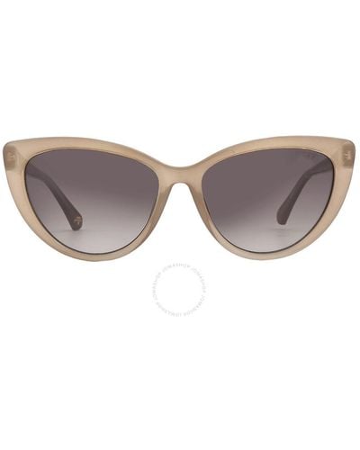 Guess Gradient Brown Cat Eye Sunglasses Gu5211 57f 56 - Grey