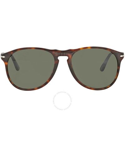 Persol Round Sunglasses Po9649s 24/31 55 - Brown