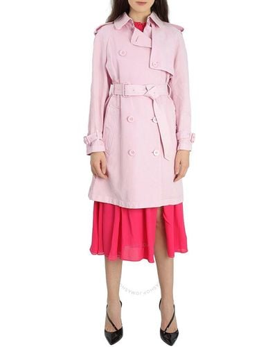 Burberry Classic Belted Trench Coat - Red