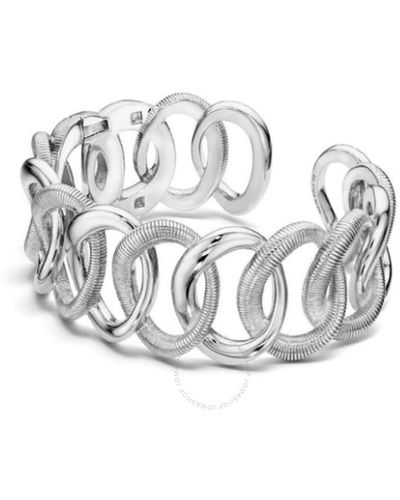 Judith Ripka Eternity Interlocking Link Cuff - Metallic