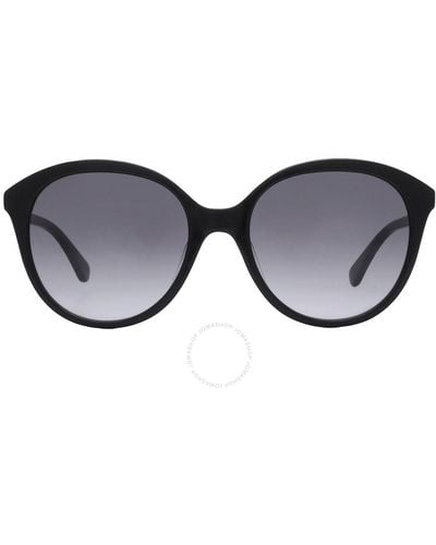 Kate Spade Shaded Rectangular Sunglasses Bria/g/s 0807/9o 55 - Black