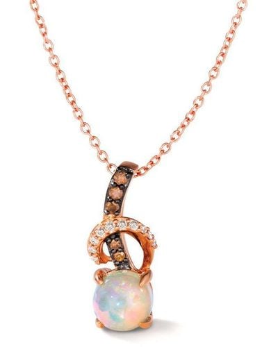 Le Vian Neopolitan Opal Necklace Set - Metallic
