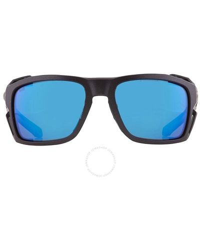 Costa Del Mar King Tide 8 Blue Mirror Polarized Glass Sunglasses 6s9111 911101 60