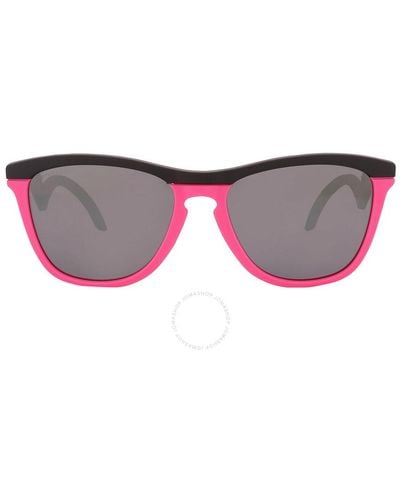 Oakley Frogskins Hybrid Prizm Black Square Sunglasses Oo9289 928904 55 - Pink