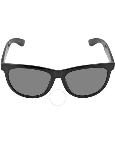 Calvin Klein Gray Oval Sunglasses