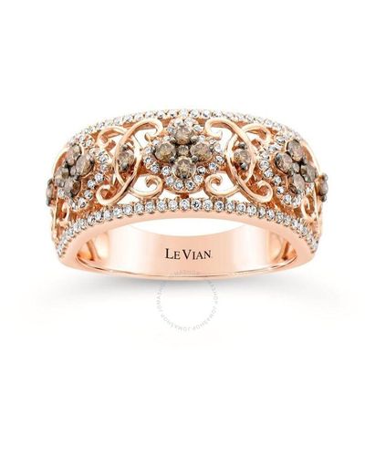 Le Vian Ladies Chocolate Diamonds Fashion Ring in 14k Strawberry