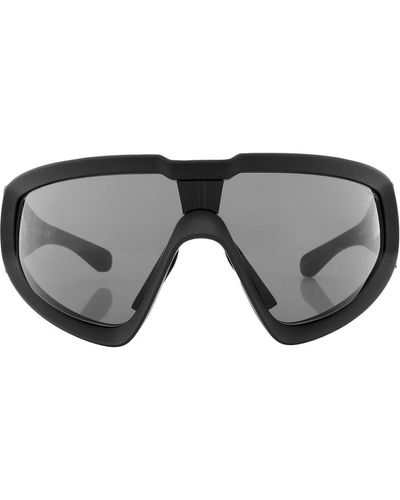 Moncler Wrapid Smoke Wrap Sunglasses Ml0249 02a 00 - Grey