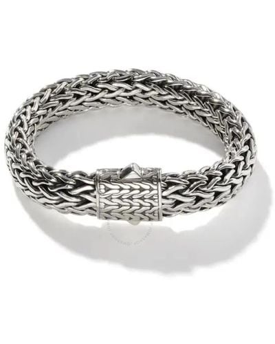 John Hardy Classic Chain Sterling Silver Bracelet - Metallic