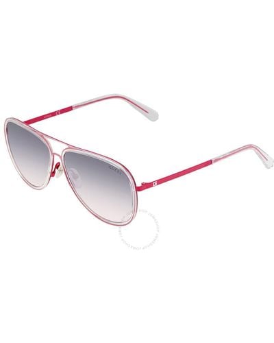 Guess Pink Pilot Sunglasses Gu698272z59 - Multicolour