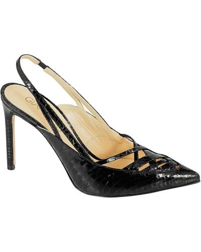 Giannico Amelia 110mm Heeled Court Shoes - Metallic