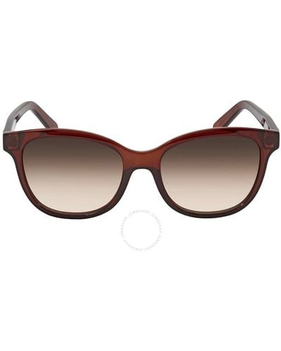 Ferragamo Rectangular Sunglasses  210 55 - Brown