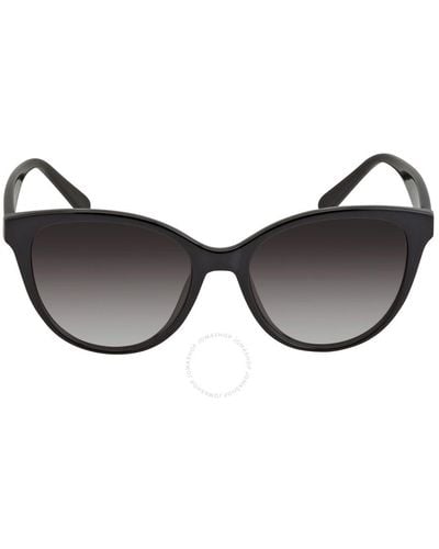 Ferragamo Gray Gradient Cat Eye Sunglasses Sf1073s 001 54 - Brown