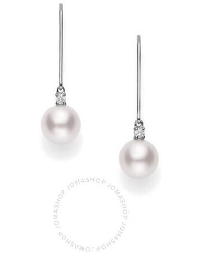 Mikimoto akoya on sale pearl earrings