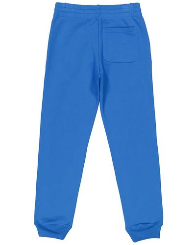 Moschino Logo-print Cotton Track Trousers - Blue