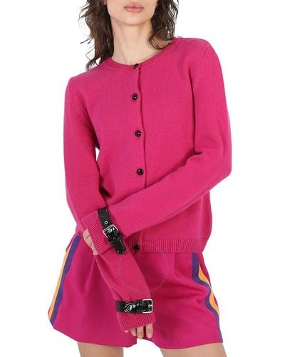 Moschino Regenerated Cashmere Cardigan - Pink