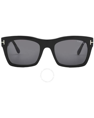 Tom Ford Nico Smoke Square Sunglasses Ft1062 01a 56 - Gray