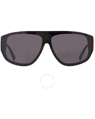 Moncler Tronn Smoke Shield Sunglasses Ml0260-f 01a 00 - Grey