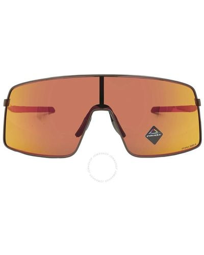 Oakley Sutro Ti Prizm Ruby Shield Sunglasses Oo6013 601302 36 - Pink