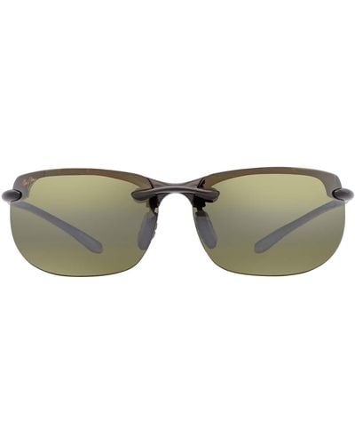 Maui Jim Banyans Maui Ht Wrap Sunglasses - Green