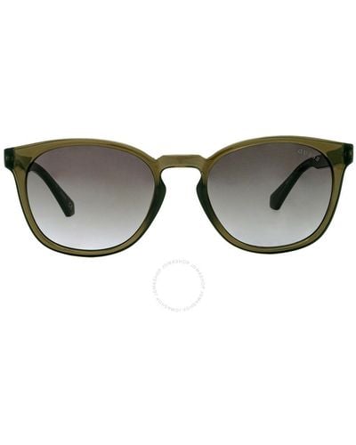 Guess Green Gradient Oval Sunglasses Gu00045 96p 54 - Brown