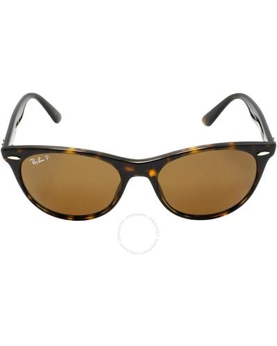 Ray-Ban Wayfarer Ii Classic Polarized Classic B-15 Sunglasses - Brown