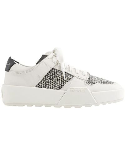 Moncler Promyx Iii Supple Leather Trainers - White