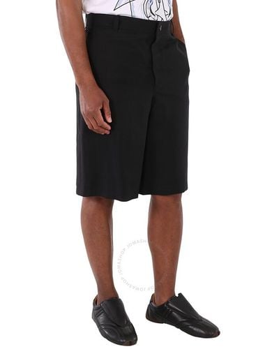 Burberry Cut-out Detail Tailored Shorts - Black