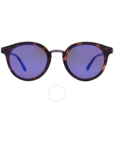 Guess Factory Round Sunglasses Gf0305 53x 51 - Blue