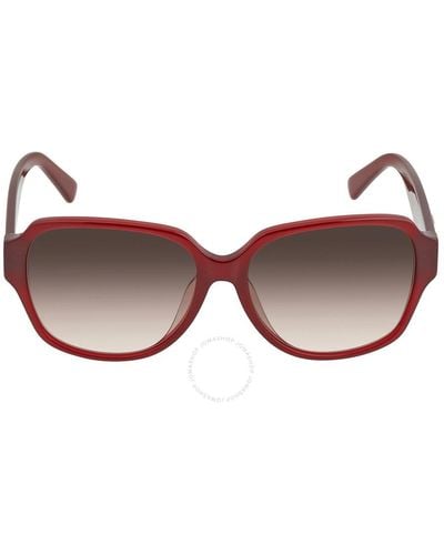 MCM Bordeaux Rectangular Sunglasses 616sa 603 58 - Brown
