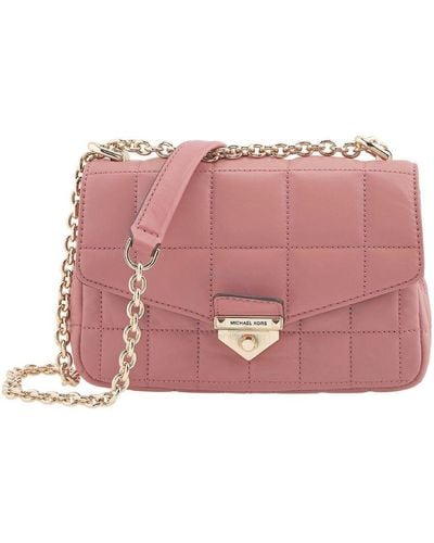 Michael Kors Soho Small Quilted Leather Shoulder Bag - Pink