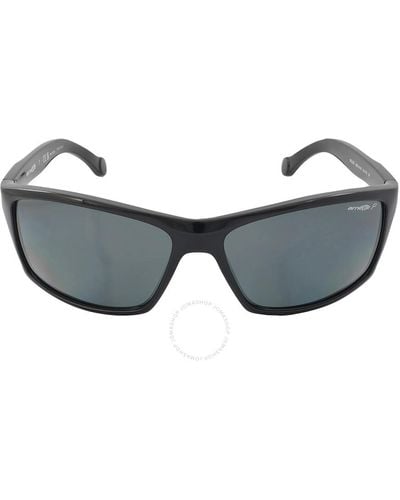 Arnette Polarized Gray Rectangular Sunglasses