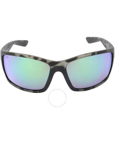 Costa Del Mar Reefton Mirror Polarized Glass Sunglasses 6s9007 900746 64 - Blue