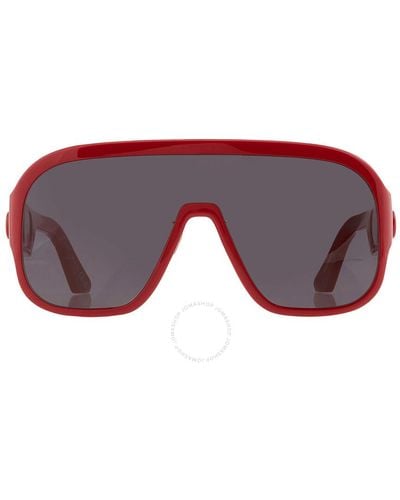 Dior Dark Gray Shield Sunglasses Bobbysport Cd40054u 68a 00 - Red