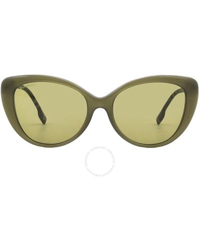 Burberry Cat Eye Sunglasses Be4407f 4090/2 54 - Green