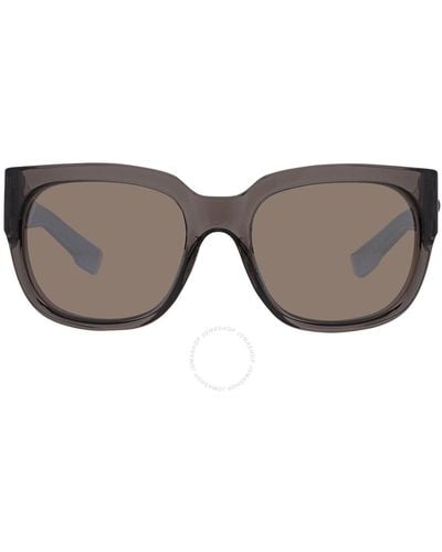 Costa Del Mar Waterwoman Copper Silver Mirror Polarized Glass Sunglasses 6s9019 901922 55 - Gray