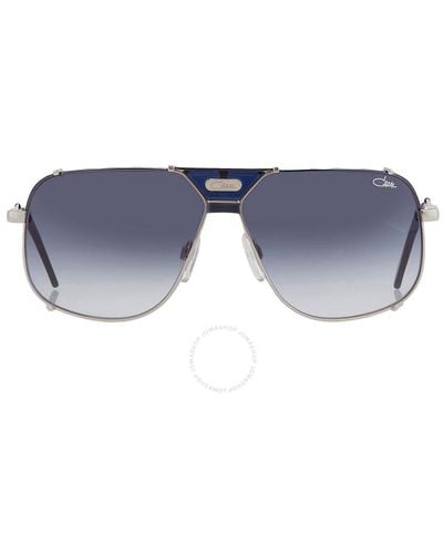 Cazal Blue Gradient Navigator Sunglasses 994 003 63