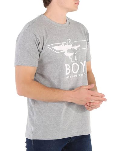 BOY London Cotton Boy Myriad Eagle T-shirt - Grey