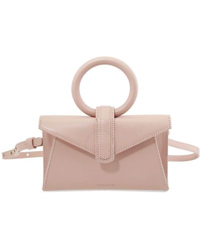 Complet Valery Micro Leather Belt Bag - Pink