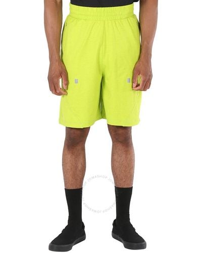A_COLD_WALL* Bright Body Map Track Shorts - Yellow
