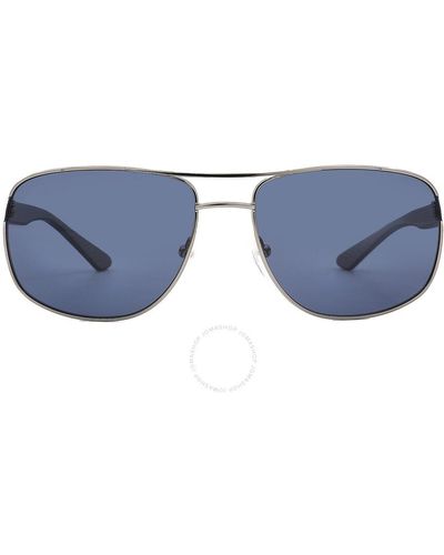 Calvin Klein Blue Navigator Sunglasses Ck20319s 009 60
