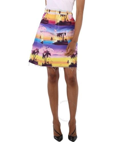 Ksenia Schnaider Demi-denim Skirt - Multicolor