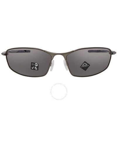 Oakley Whisker Prizm Rectangular Sunglasses - Gray