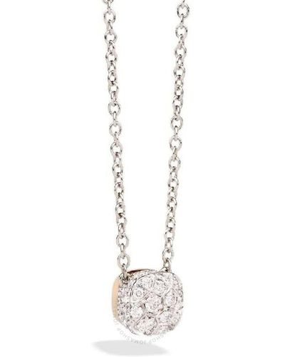 Pomellato Nudo Necklace With Diamonds - Metallic